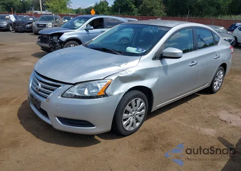 2015 Nissan Sentra Fe+ S/S/Sl/Sr/Sv из США, поврежденный, VIN 3N1AB7AP3FL634663